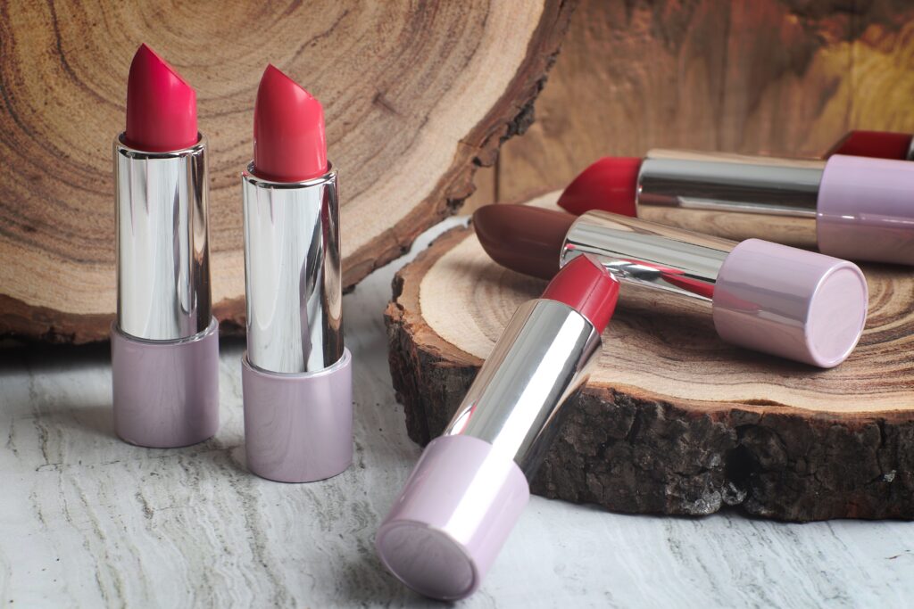 best lipstick for women over 40 — lipstick shades laid out for undertone matching
